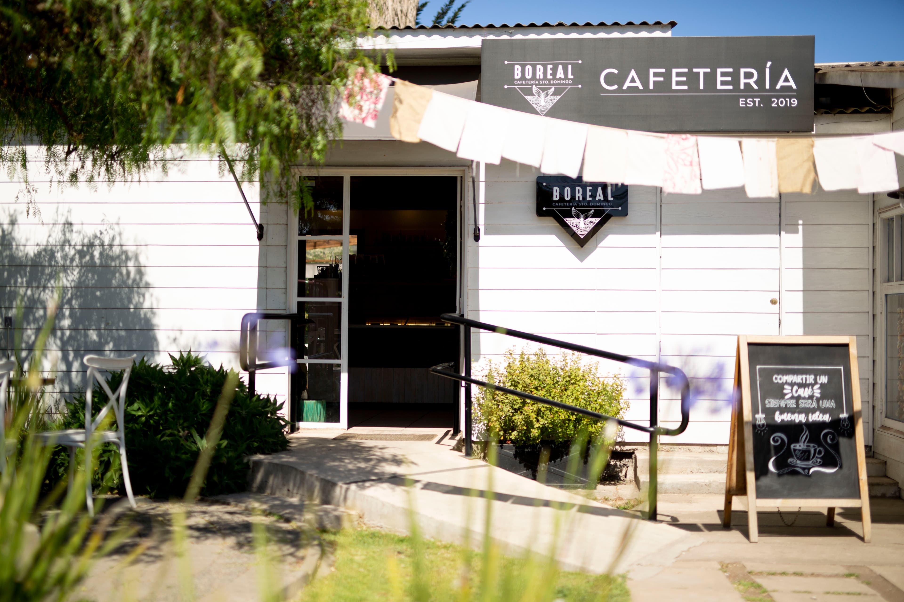 Exterior de la cafetería Boreal
